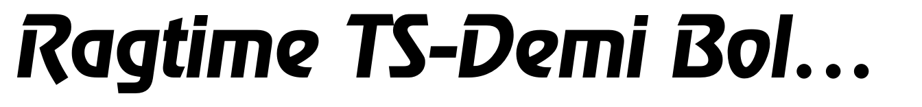 Ragtime TS-Demi Bold Italic